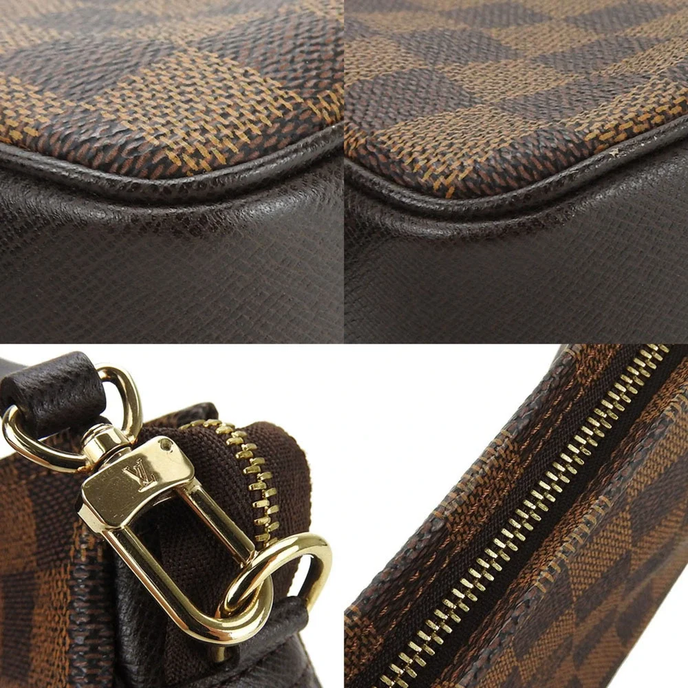 LOUIS VUITTON Authentic Brown Damier Pouch - Picture 4 of 5